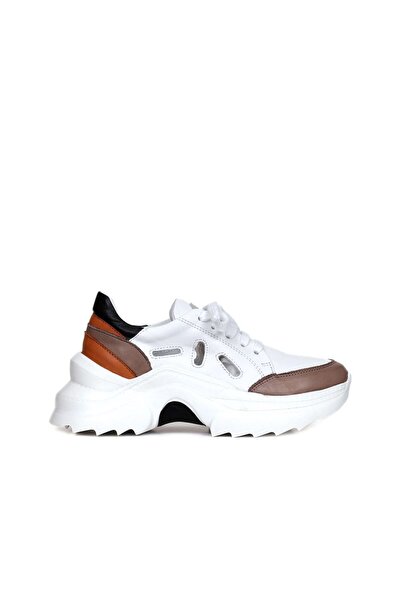 BUENO Shoes Vizon Deri Kadın Spor Ayakkabı 01wq10100
