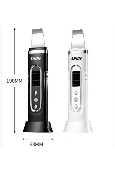 Shinepro Profesyonel Skin Scrubber - Yüz Temizleyici - Cilt Bakım - Akne - Siyah Nokta -ultrasonik Spatula