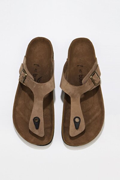 Bueno Shoes Ανδρικές σαγιονάρες - Sand Nubuck Leather, 05mt101