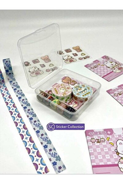 SC Sticker Collection Sevimli Tavşan Ve Arkadaşları Temalı 40 Yaprak Post-it ...