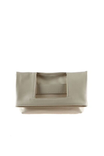 Bueno Shoes حقيبة يد نسائية من الجلد باللون البيج - موديل فلوتر 01wb0003