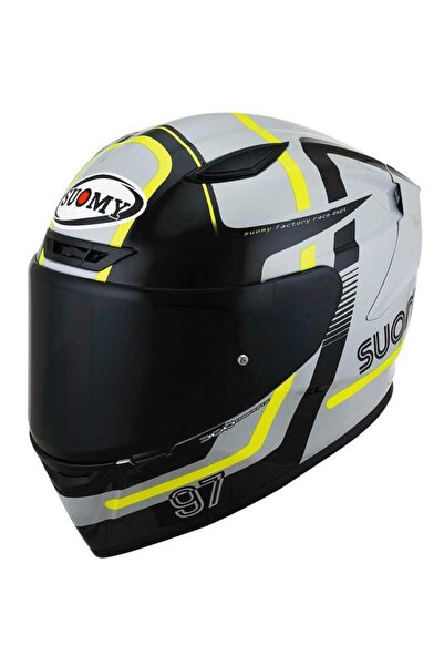 Suomy TRACK-1 KASK NINETY SEVEN GREY-YELLOW