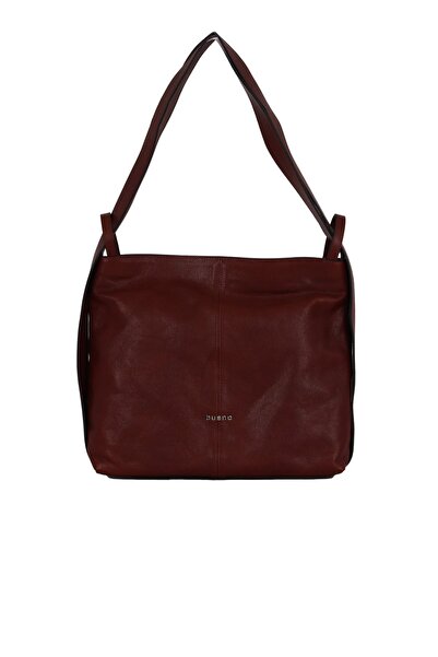 Bueno Shoes Claret Red Npl Leather Women's Shoulder Bag 01Wbu1971
