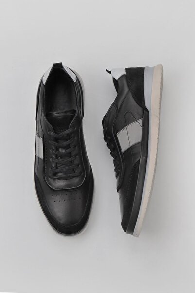 Bueno Shoes Ανδρικά αθλητικά παπούτσια - Black Suede και Messi Leather, 07m16...