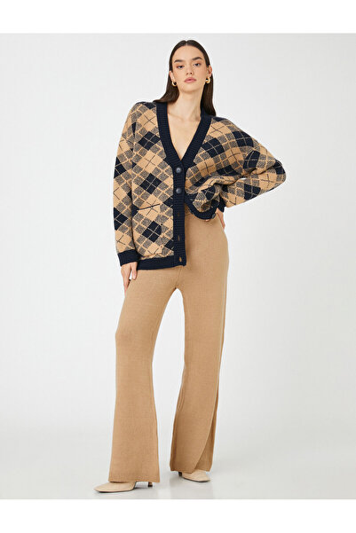 Koton Triko Pantolon Bol Paça Beli Lastikli