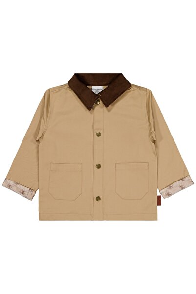 Pierre Cardin Shirt Collar 2-5 Years Old Coat - Beige 5-6 Years Old