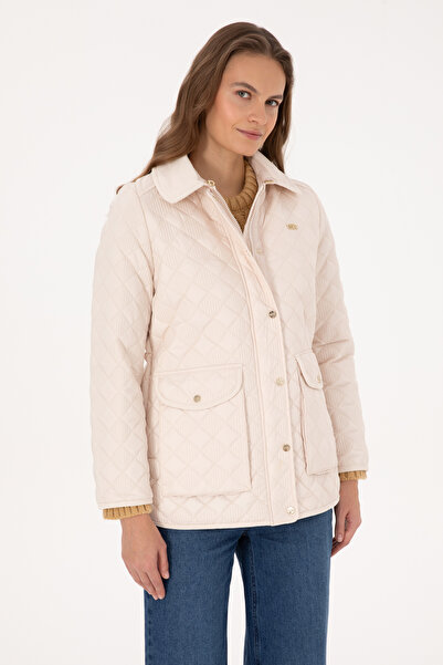 U.S. Polo Assn. Women's Cream Coat 50307939-Vr256
