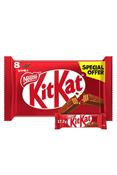 Kit Kat أصابع ويفر كيت كات - 8 × 17.7 جم