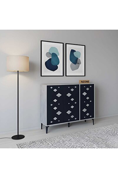 NZONE STORE Multi-purpose shoe cabinet for entryway and hallway with a modern...