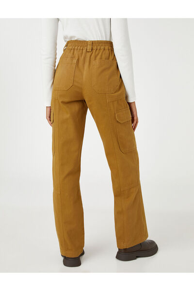 Koton Λεπτομερής τσέπη με ψηλόμεσο παντελόνι Cargo
