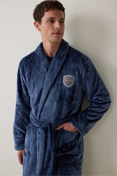 Penti Indigo Men's Robe