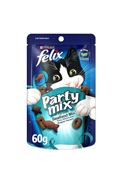 Fancy Feast مكافآت فيليكس بارتي ميكس للقطط - 60 جم