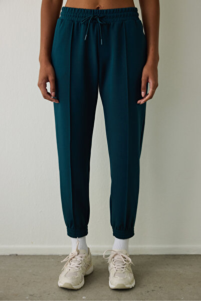 Penti Dark Green Silky Feel Normal Waist Jogger