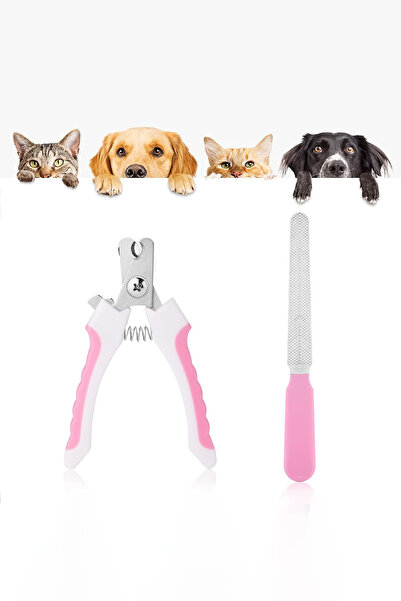 Factorial Evcil Hayvan Tırnak Kesme Makası Pembe Büyük Küçük Irk Köpek 1 Adet...