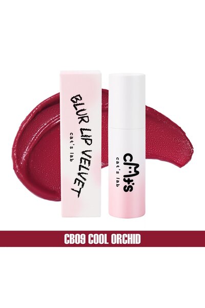 cat's lab Kadife Yapılı Mat Ve Pigmentli Kalıcı Tint Ruj ve Allık CB09 Cool O...
