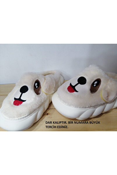 Akınal Bella TAVŞAN MODEL PANDUF RAHAT YUMUŞAK TABAN TÜYLÜ EV KIŞ TERLİĞİ