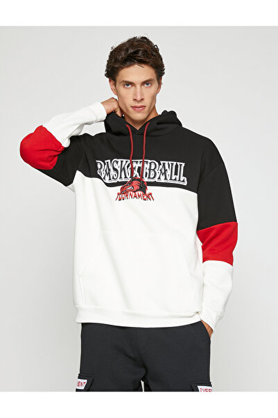 Koton Φούτερ μπάσκετ με κουκούλα