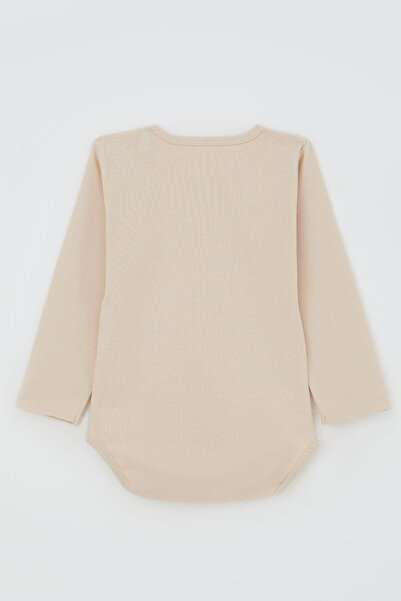 Breeze Cream Colored Snap-On Bodysuit for Baby Boy 9-3 Years