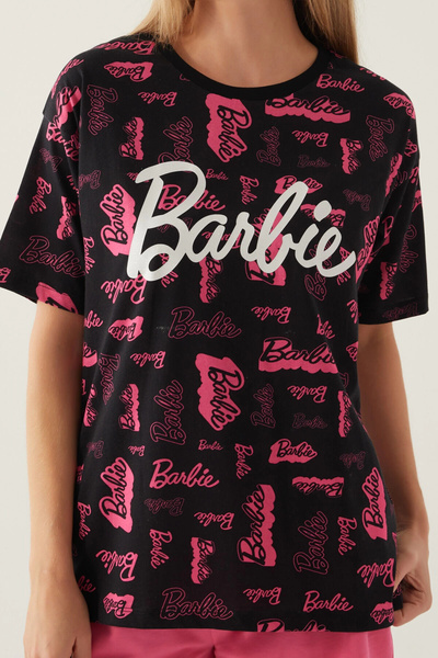 Barbie Άνετο μαύρο γυναικείο σορτς