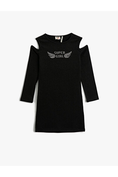 Koton Rochie detaliată ferestre cu nervuri