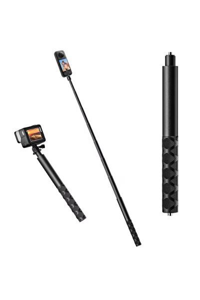 TrioStore Selfie Stick Invizibil 22.5-120 cm Din Aliaj De Aluminiu, Selfie St...