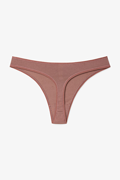 Penti Танга с леопардов принт и ниска талия, комплект от 3 броя