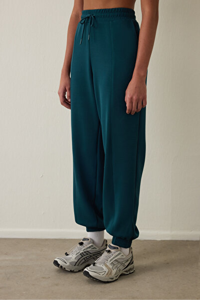 Penti Silky Feel Brushed Dark Green Sweatpants