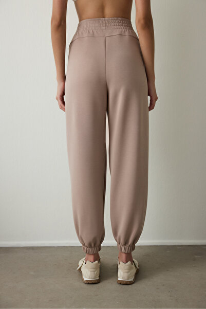 Penti Bej Yüksek Bel Dikiş Detaylı Modal Jogger