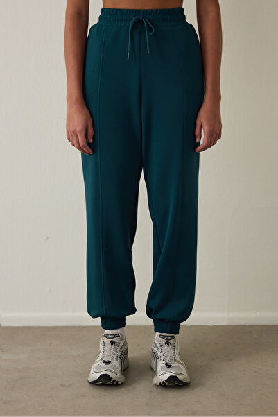 Penti Silky Feel Brushed Dark Green Sweatpants