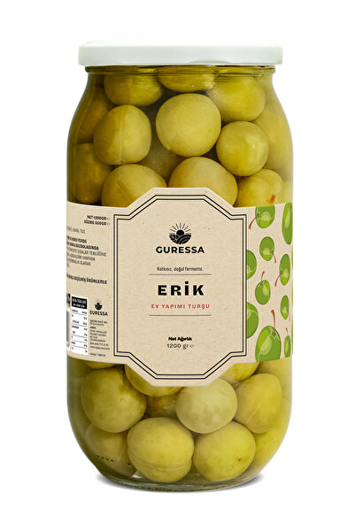 GURESSA Erik Turşusu 1200 Gr Doğal Ev Yapımı
