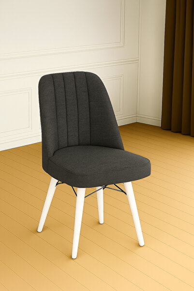 MEDA CONCEPT Sandalye Kare Gold Mutfak Sandalyesi Yemek Masası Sandalyesi 1 Adet