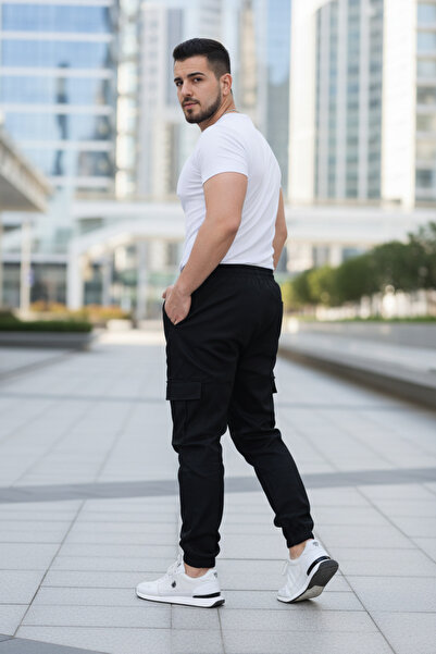 VIKUNYA Cargo Pocket Pack Cotton Men's Trousers with Side Pockets