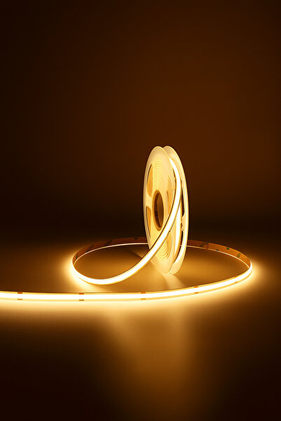 Nexo Cob şerit led sıcak Beyaz 8mm/24V (5 Metre