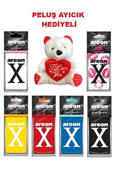 Areon Nova Petrol Peluş Ayıcık Hediyeli En Çok Tercih Edilen Flaş 6'lı Set