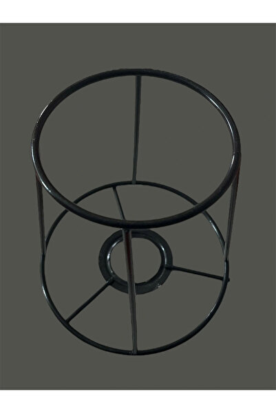 CONANA Conical Mini Lampshade Wire and Sconce Wire, Skeleton Black Static Painted E27 (15 cm)