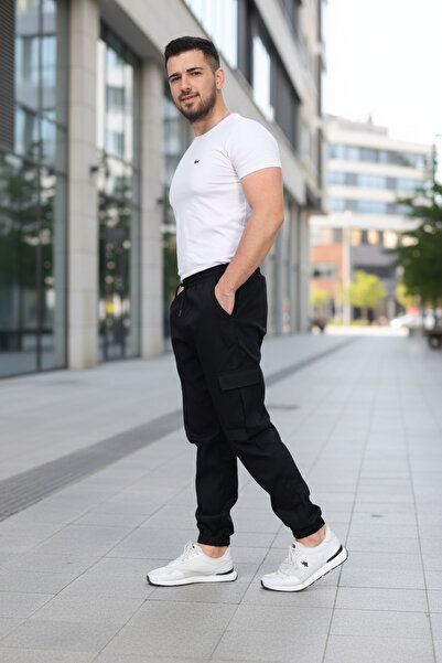 VIKUNYA Cargo Pocket Pack Cotton Men's Trousers with Side Pockets