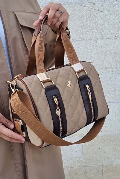 Just Polo EU Polo Women's Quilted Large Size Hand and Shoulder Cylinder Model...