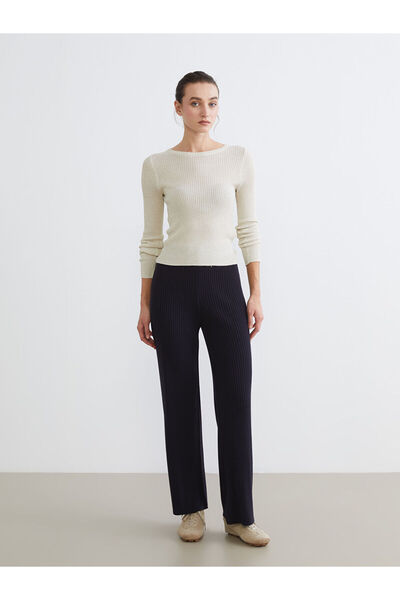 LC Waikiki Vizyon New Season Elastic Waist Women's Knitwear Trousers