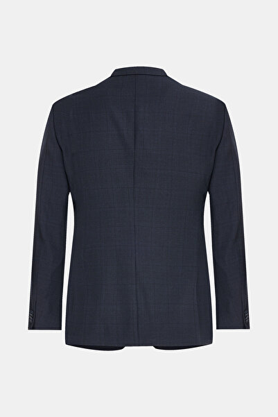 W Collection Dark Blue Buttoned Suit