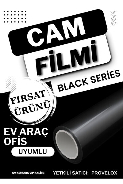 Provelox 75 CM X 10 METRE ORTA TON EV ARAÇ OFİS UYUMLU PRO PRİME SİYAH CAM FİLMİ