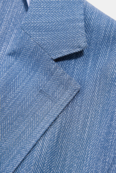 W Collection MAVİ DÜĞMELİ CEKET