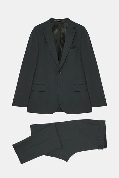 W Collection Green Buttoned Suit