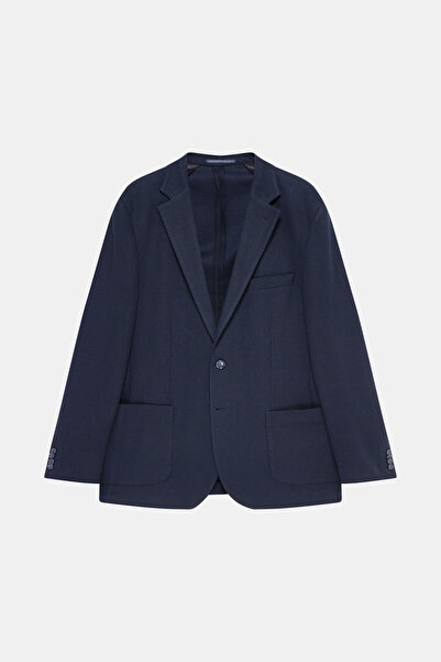 W Collection Dark Blue Buttoned Jacket