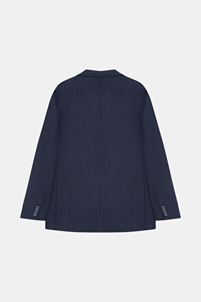 W Collection Dark Blue Buttoned Jacket