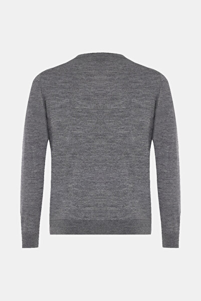 W Collection Gray Melange V-Neck Long Sleeve Cardigan