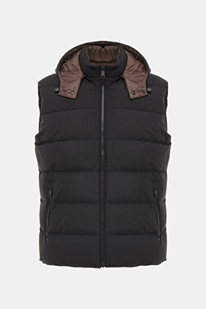 W Collection SİYAH FERMUARLI YELEK