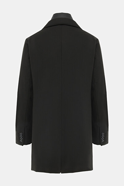 W Collection Black Overcoat
