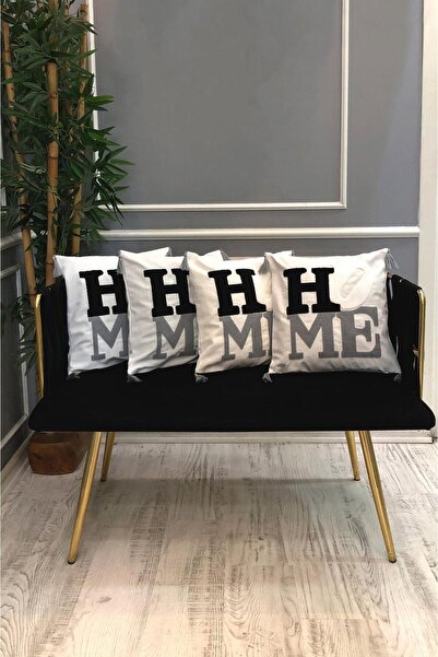 Dolce Mariee Embroidered Tassel Decorative Throw Pillow Cover Set (4 Pieces -...