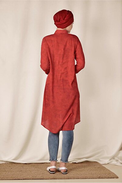 Alvina One Side Stripes Patterned Tunic 4935