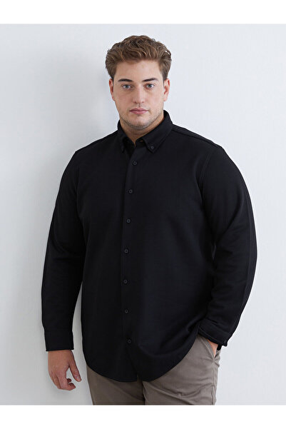 LC Waikiki Ανδρικό πουκάμισο με μακρυμάνικο μοντέρνο σχέδιο Vision New Season Regular Fit